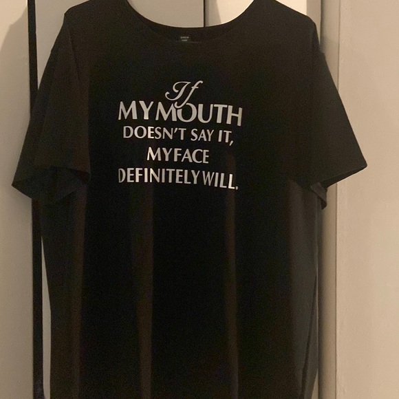 SHEIN Tops - NWOT Plus Size Black Top 3X